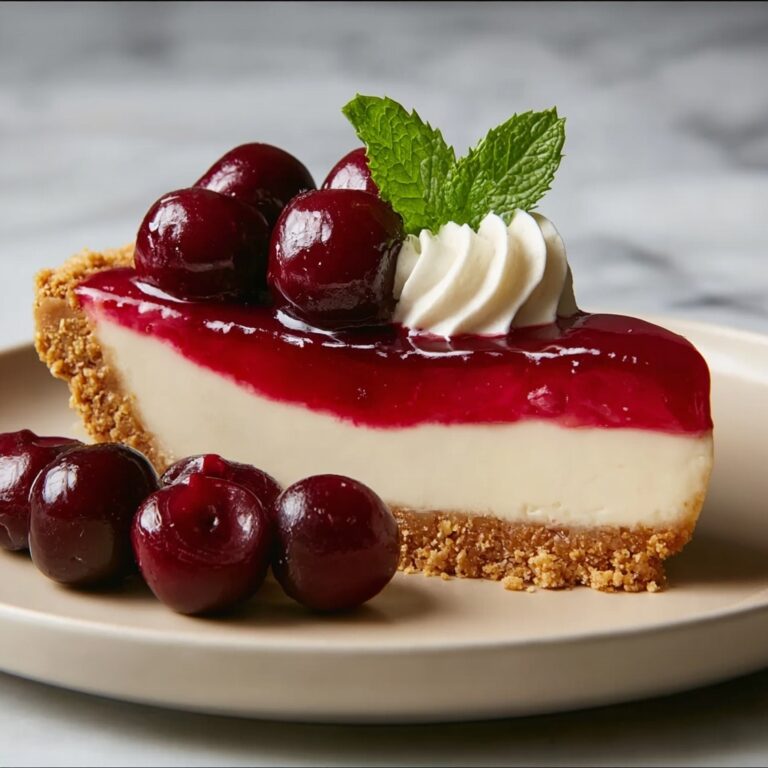 Classic Cherry Cheesecake Recipe