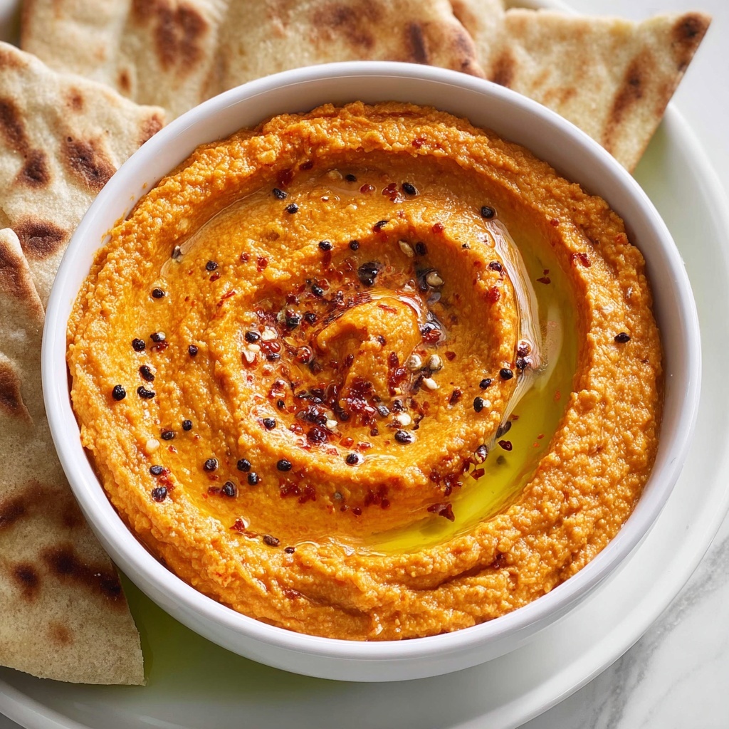 Roasted Red Pepper Whipped Feta Recipe - Recipe Image