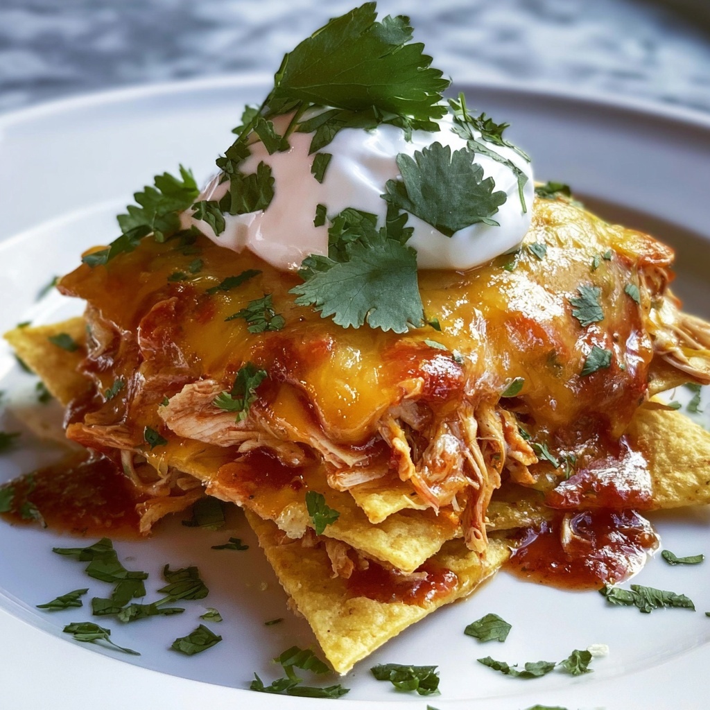 Chicken Tinga Nacho Bites: 5 Flavor-Packed Pleasures Recipe - Recipe Image