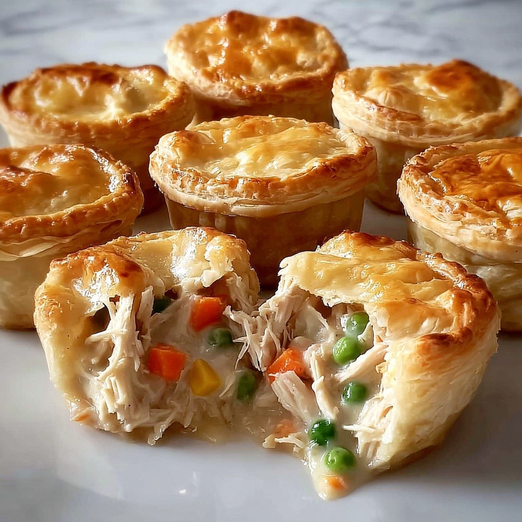 Mini Chicken Pot Pie Bites: 7 Irresistible Comfort Snacks Recipe - Recipe Image