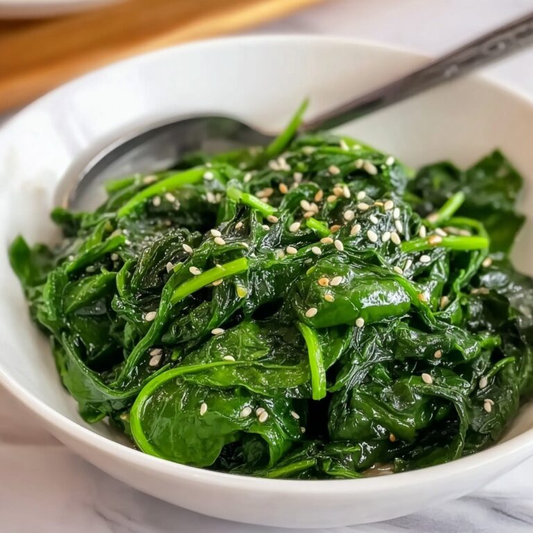 Korean Spinach Salad (Sigeumchi Namul) Recipe