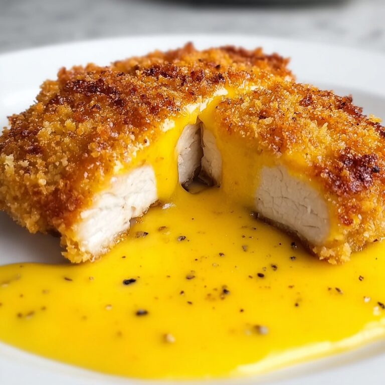 Pretzel Chicken with Cheddar Sauce: 7 Comforting Steps Recipe
