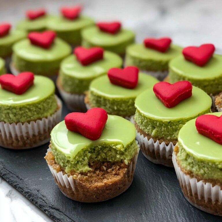 Grinch Mini Cheesecakes: Irresistible Holiday Delight Recipe