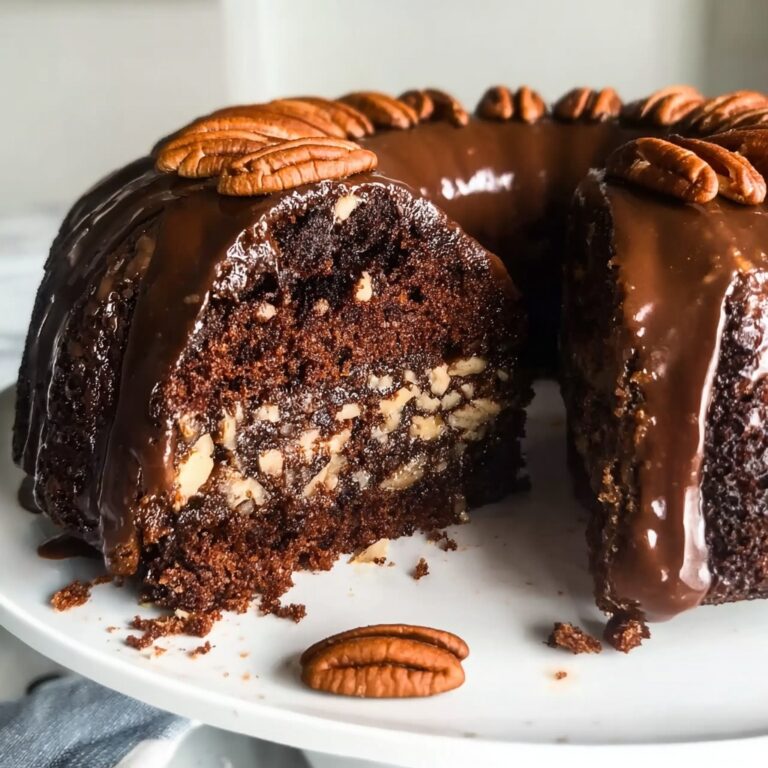 German Chocolate Pecan Pound Cake Recipe