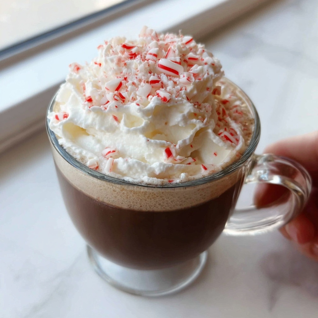 Christmas Peppermint Latte: 5 Steps to Festive Bliss Recipe - Recipe Image