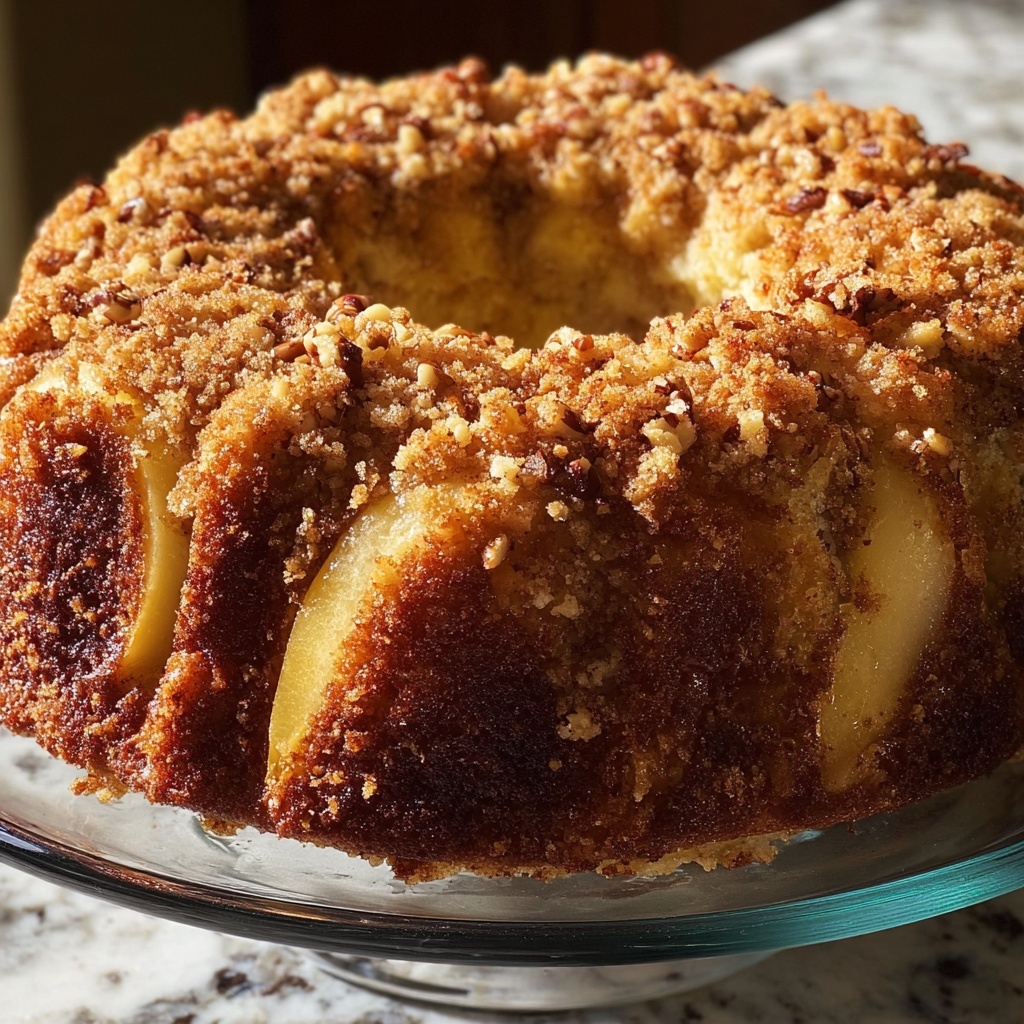 Maple Pear Cake with Streusel Topping Recipe - Recipe Image