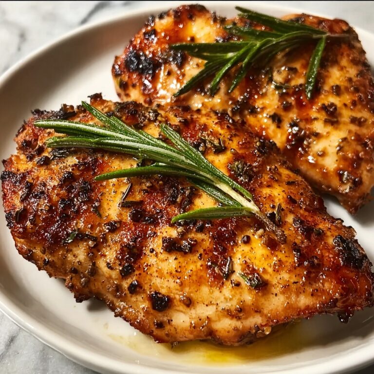 Pink Himalayan Salt-Rubbed Chicken Breasts with Lemon and Rosemary Recipe