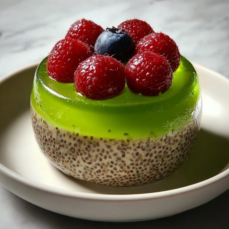 Matcha Chia Pudding with Fresh Berries Recipe