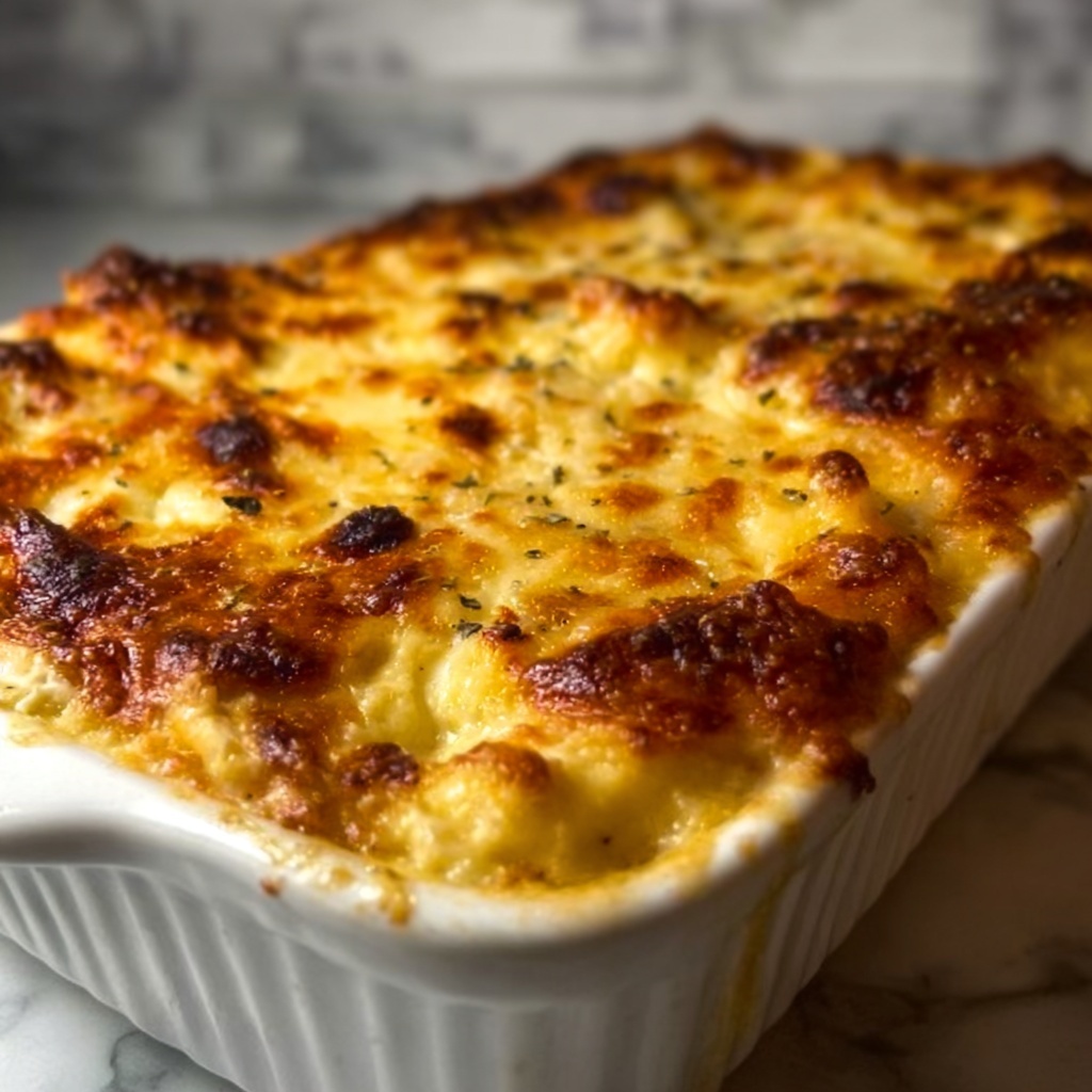 Chicken Alfredo Spaghetti Squash Casserole Recipe - Recipe Image