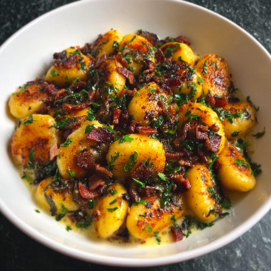 Gnocchi Carbonara Recipe - Recipe Image