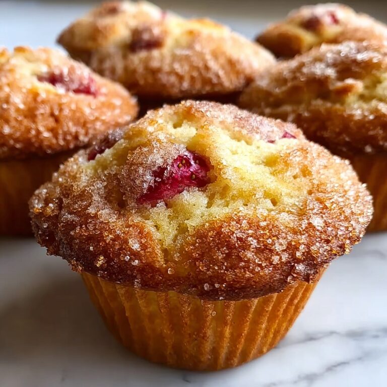 Comforting Fresh Strawberry Muffins for a Delightful Day Recipe