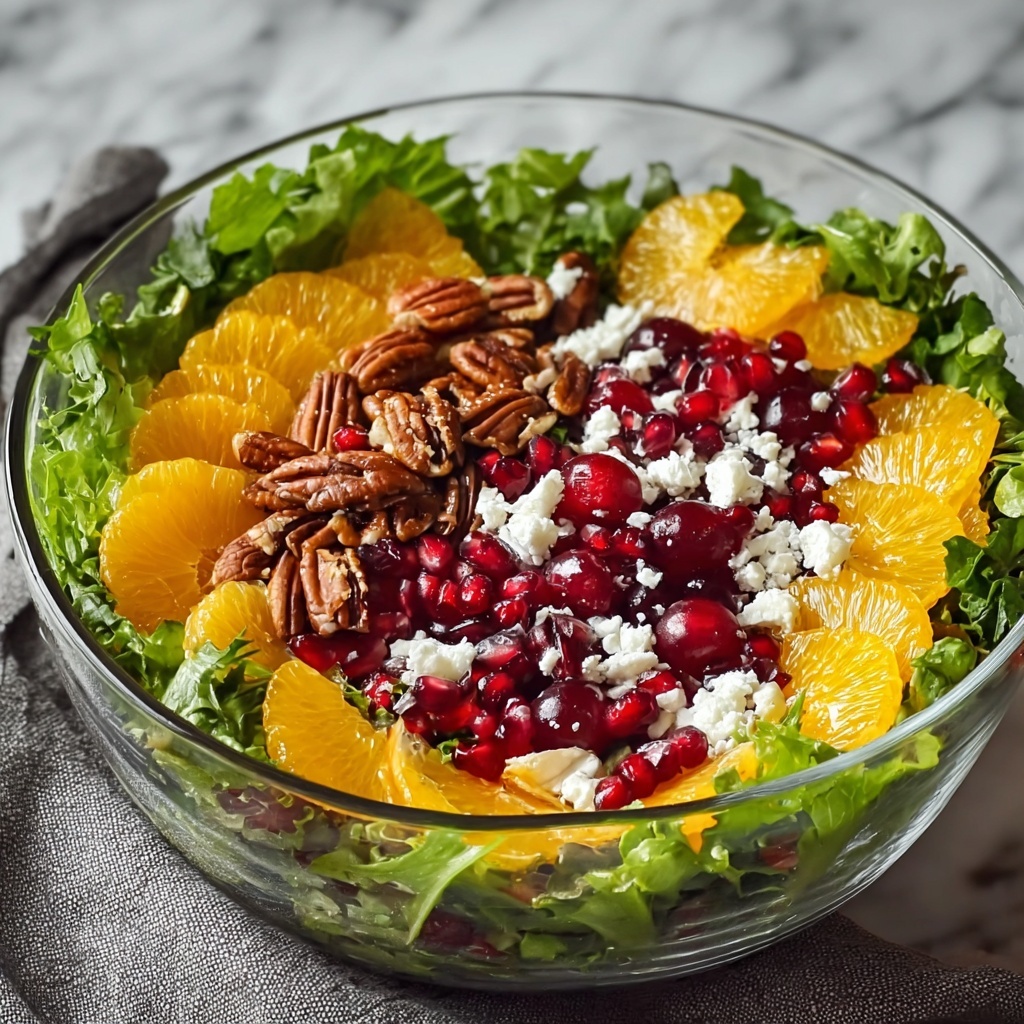 Festive Christmas Salad with Citrus, Pomegranate, and Feta Recipe - Recipe Image