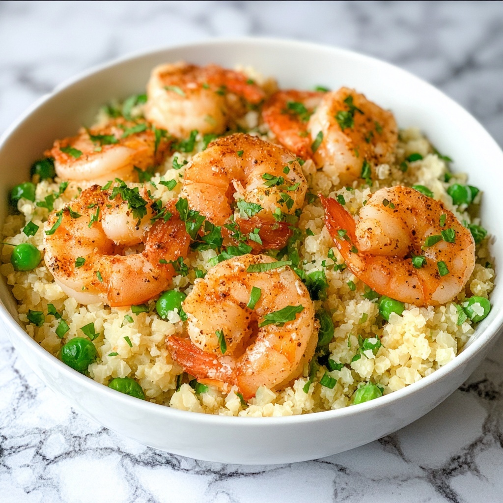 Savory Cajun Shrimp & Cauliflower Rice in Just 17 Minutes Recipe - Recipe Image