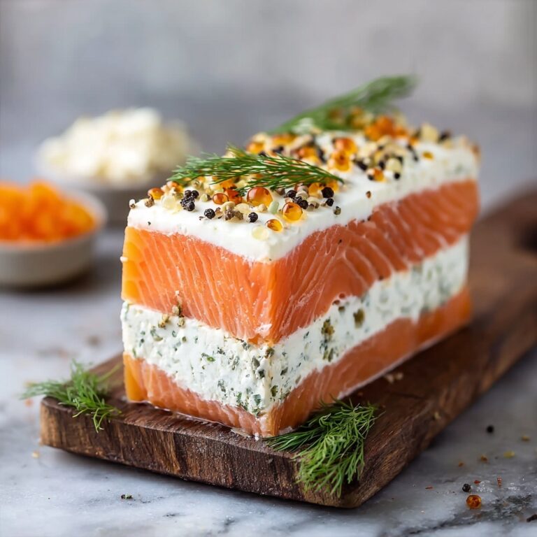 Salmon Terrine with Cream Cheese, Dill, and Lime Recipe