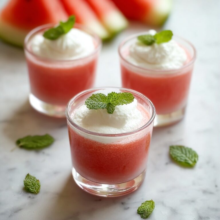 Sicilian Watermelon Pudding for a Refreshing Summer Treat Recipe