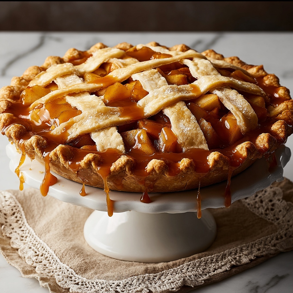 Caramel Apple Pie Recipe - Recipe Image