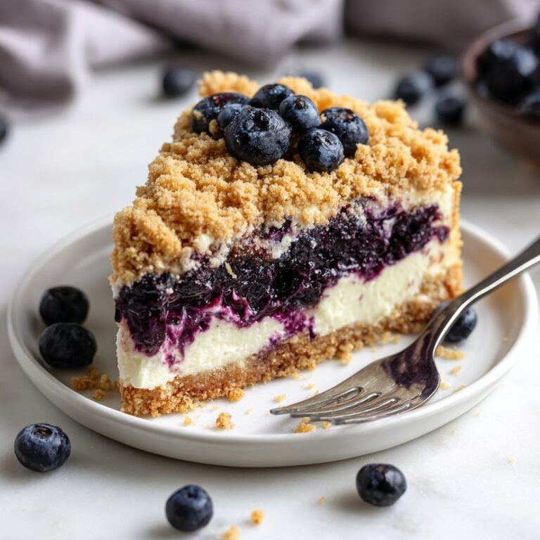 Blueberry Crumble Cheesecake Recipe