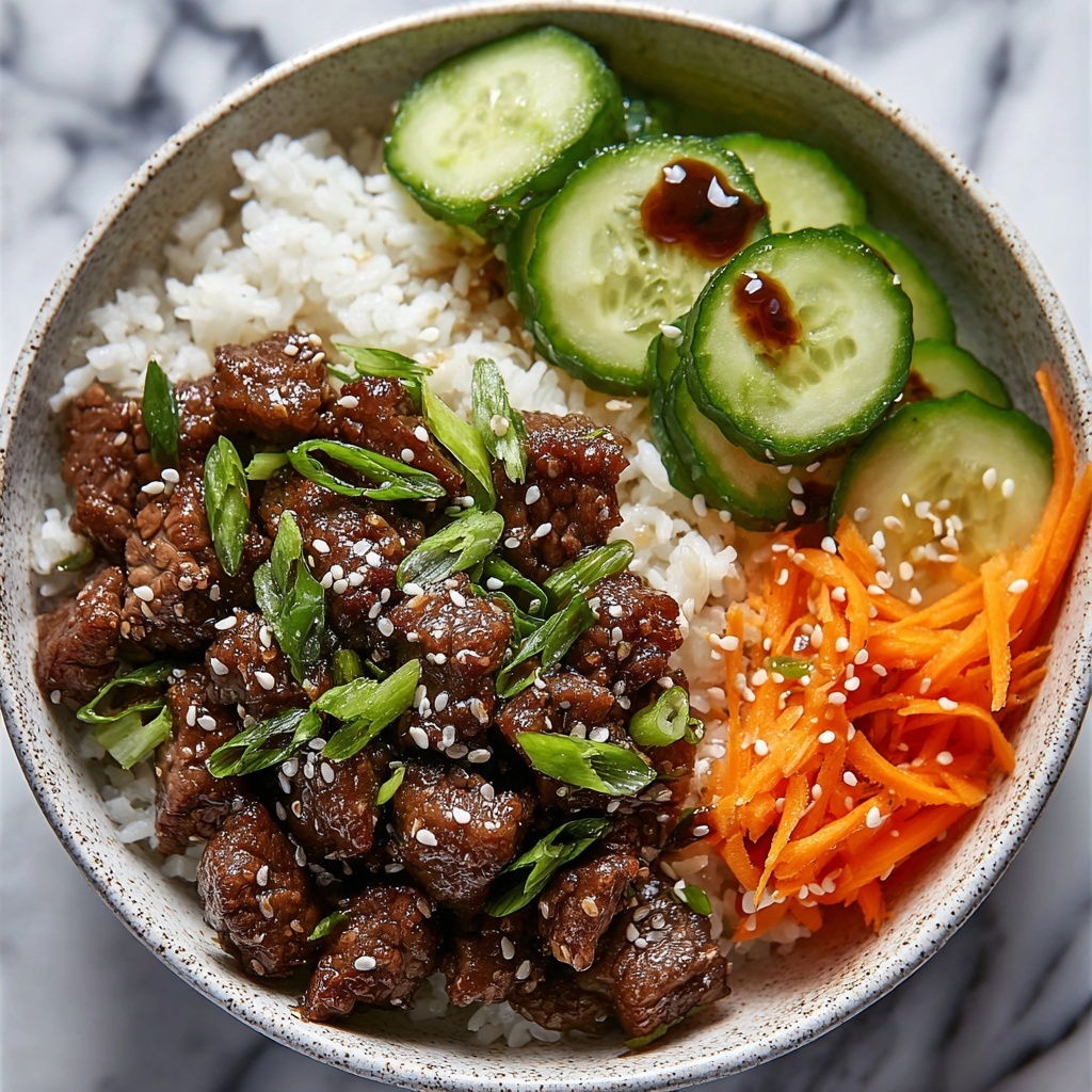 Korean Ground Beef Bowl Recipe - Recipe Image