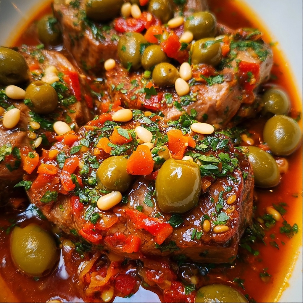 Sicilian-Style Tuna with Olives and Capers Recipe - Recipe Image