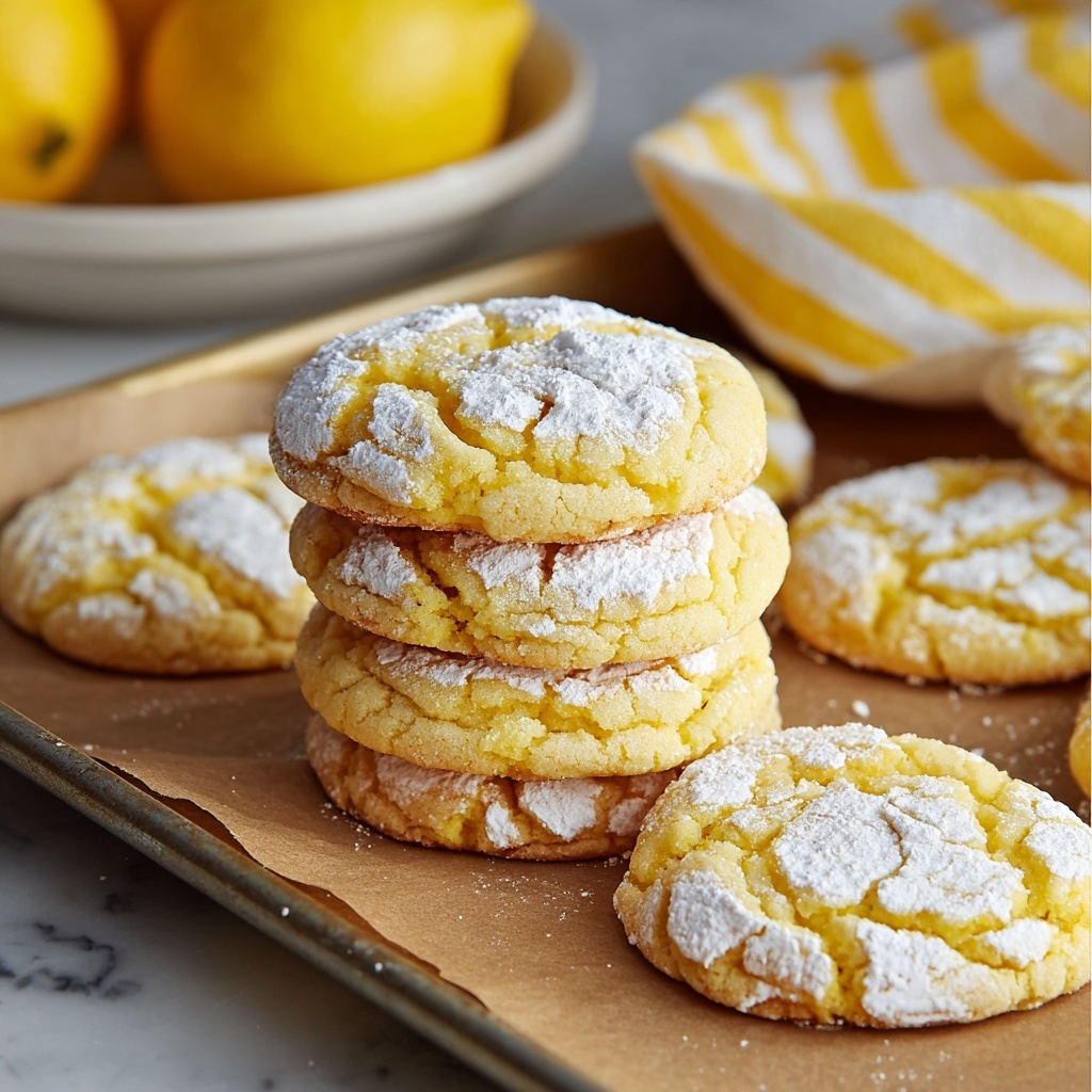 Lemon Cookies from Cake Mix Recipe - Recipe Image