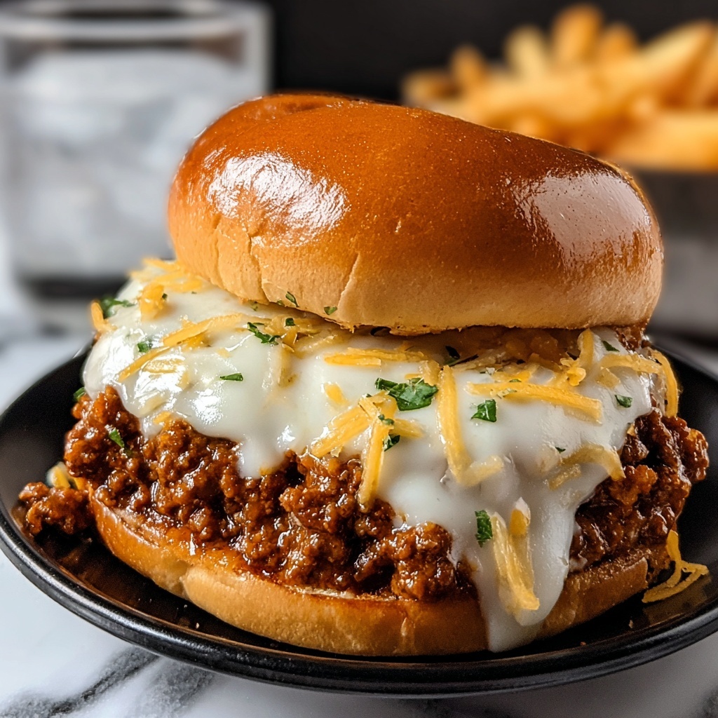 Philly Cheese Steak Sloppy Joes Recipe - Recipe Image