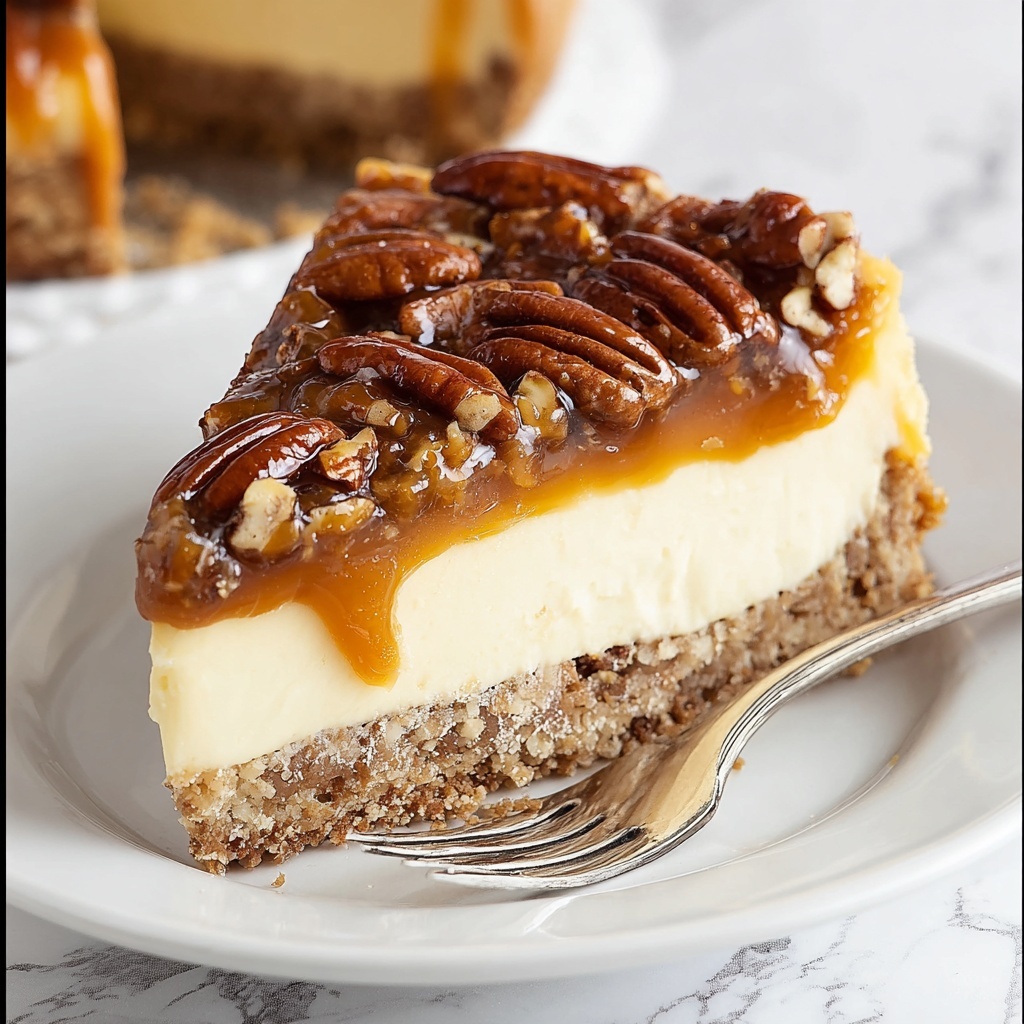 Pecan Pie Cheesecake Recipe - Recipe Image