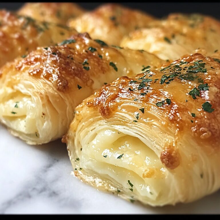 Cheesy Garlic Butter Roll-Ups Recipe