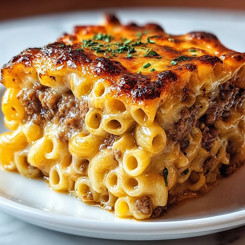 Creamy Baked Mac and Cheese casserole: The Ultimate Comfort Food for Family Dinners Recipe - Recipe Image