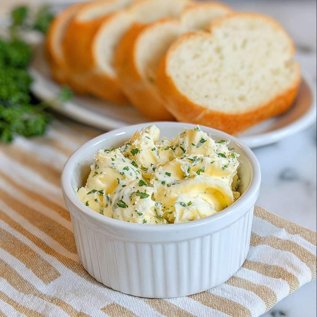 Easy Homemade Garlic Bread Spread Recipe - Recipe Image
