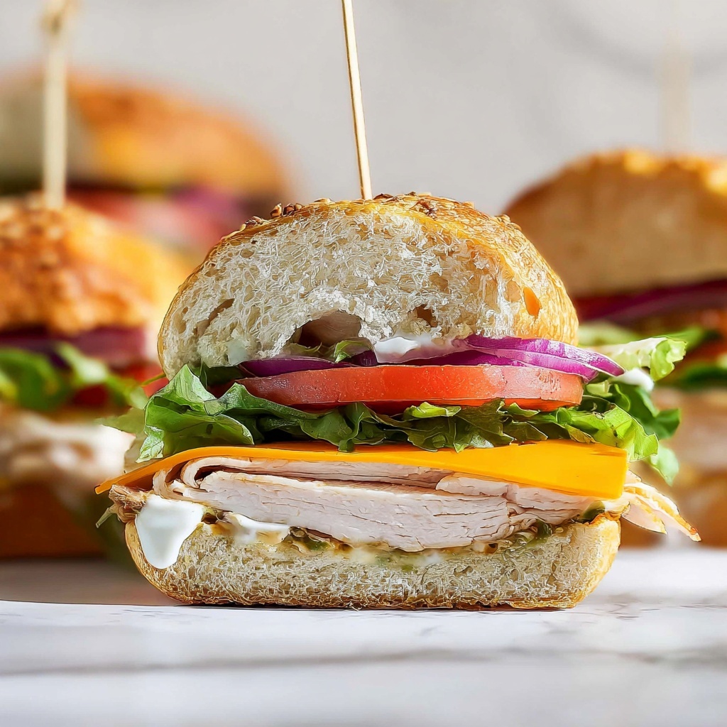 Chicken Caesar Sandwiches Recipe - Recipe Image