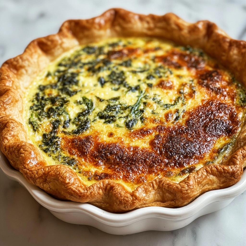 Spinach and Cheese Puff Pastry Pie Recipe - Recipe Image