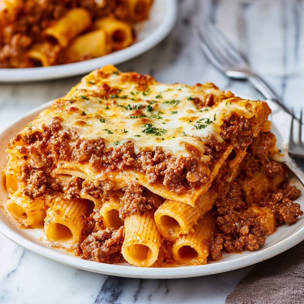 Beef Pasta in Tomato Sauce Recipe - Recipe Image