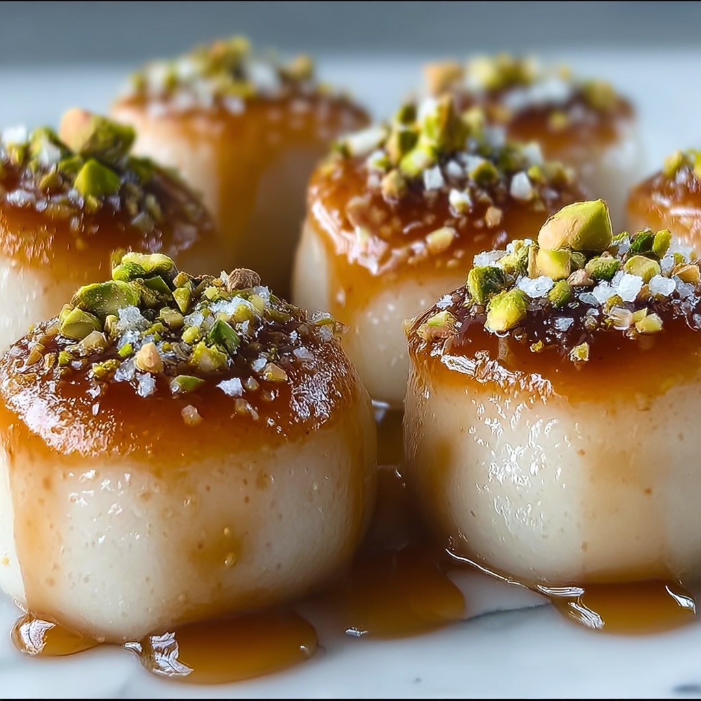 Delightful Ricotta Pistachio Honey Bites Recipe - Recipe Image