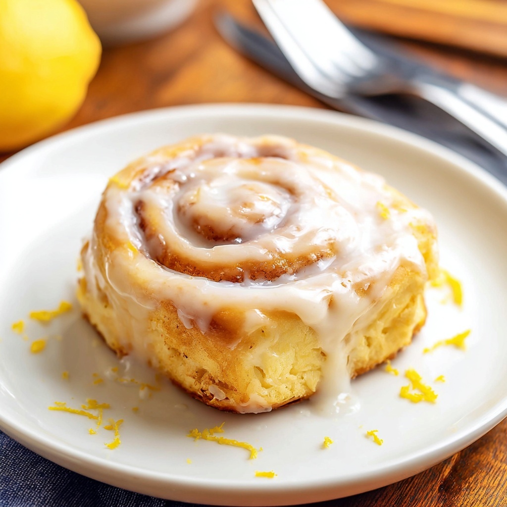 Sticky Lemon Rolls with Lemon Cream Cheese Glaze Recipe - Recipe Image