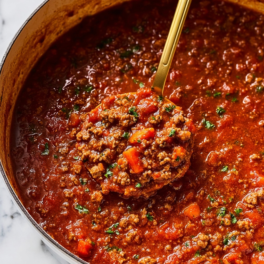 The Best Meat Sauce Recipe - Recipe Image