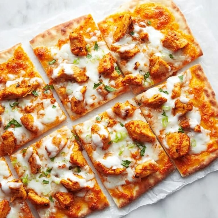 Buffalo Chicken Flatbread Delight Recipe