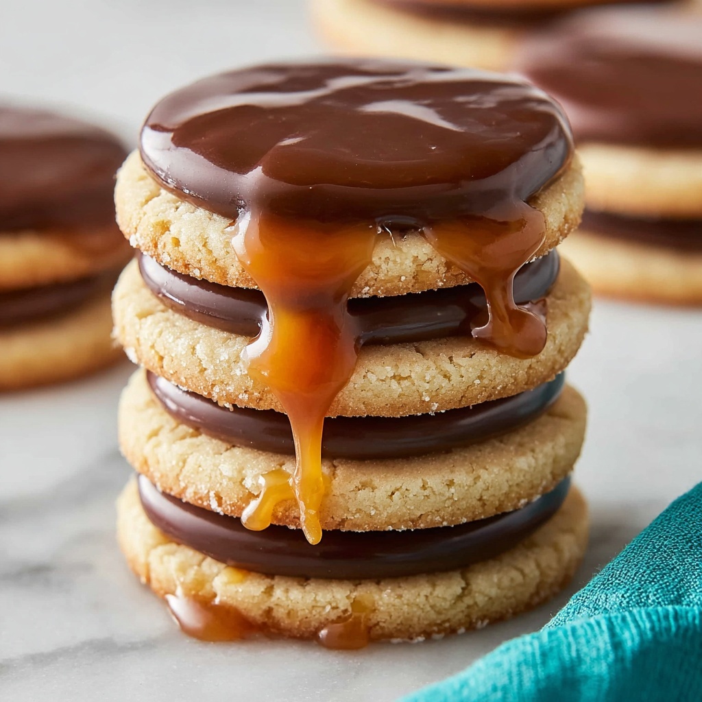 Homemade Twix Cookies Recipe - Recipe Image
