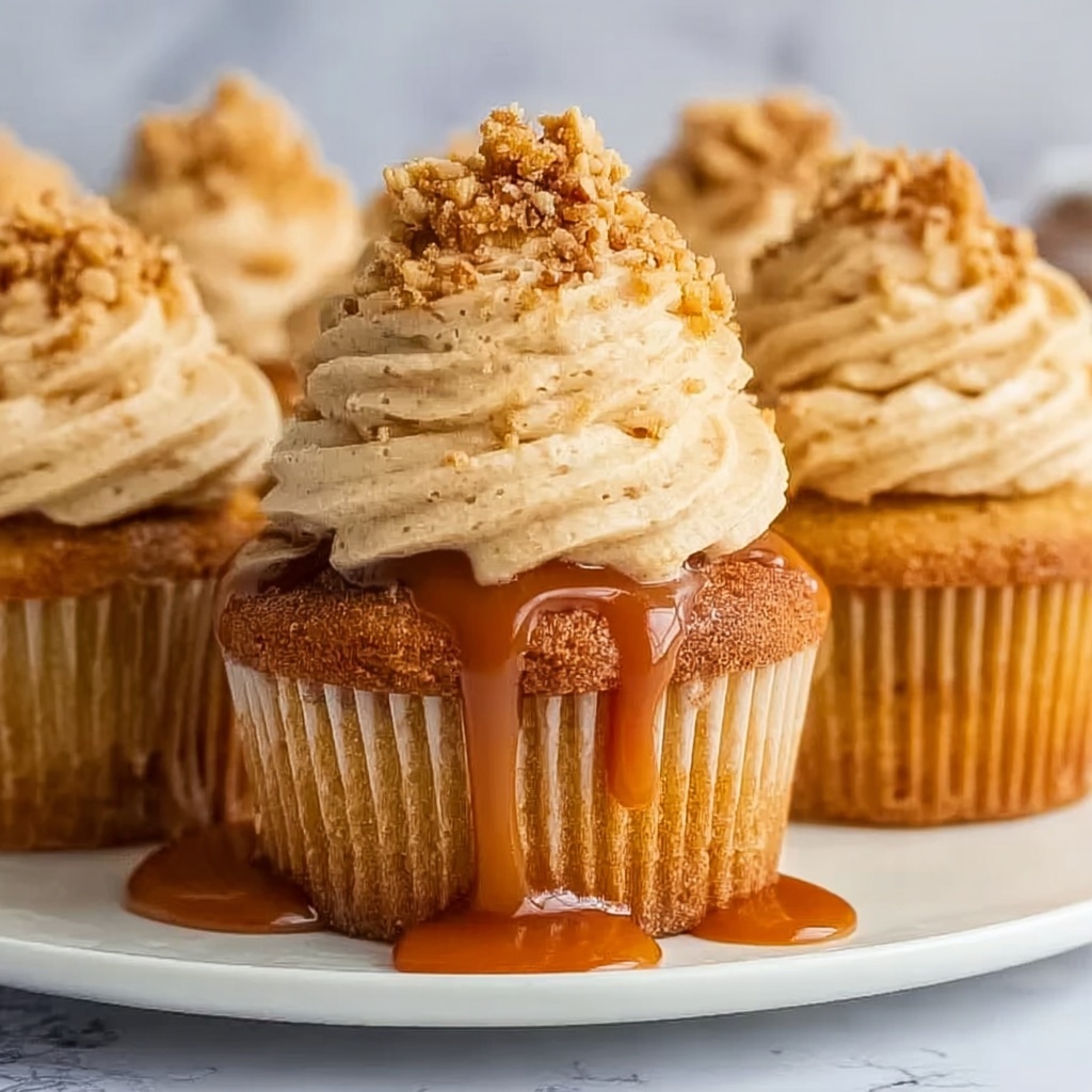 Churro Caramel Crunch Cupcakes Recipe - Recipe Image