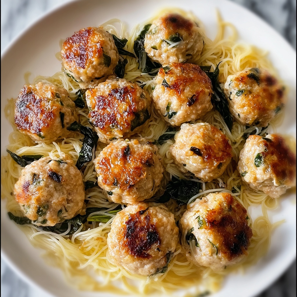 Chicken Ricotta Spinach Meatballs Recipe - Recipe Image