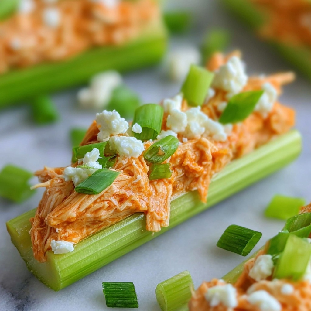 Buffalo Chicken Celery Sticks Recipe - Recipe Image