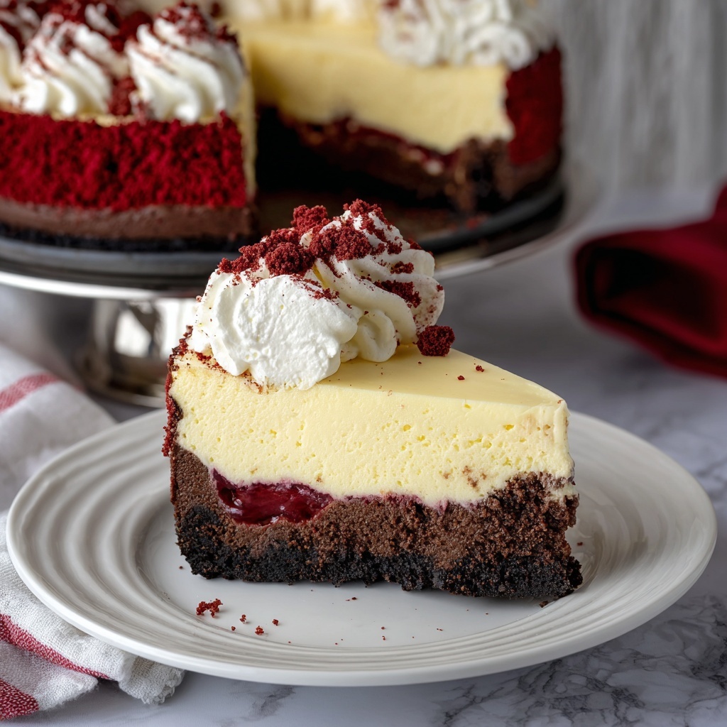 Red Velvet Cheesecake Recipe - Recipe Image