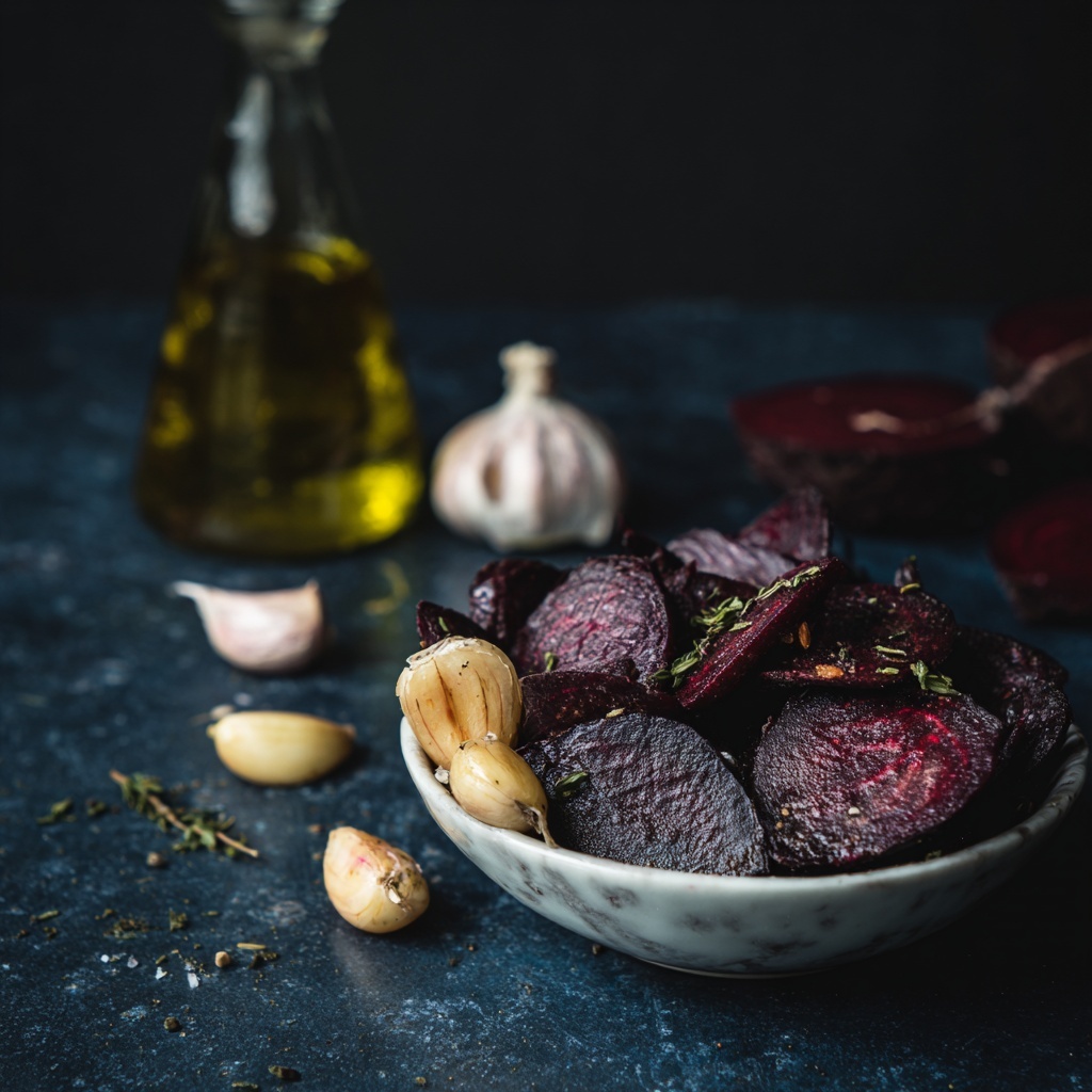 Roasted Beetroot and Garlic Recipe - Recipe Image