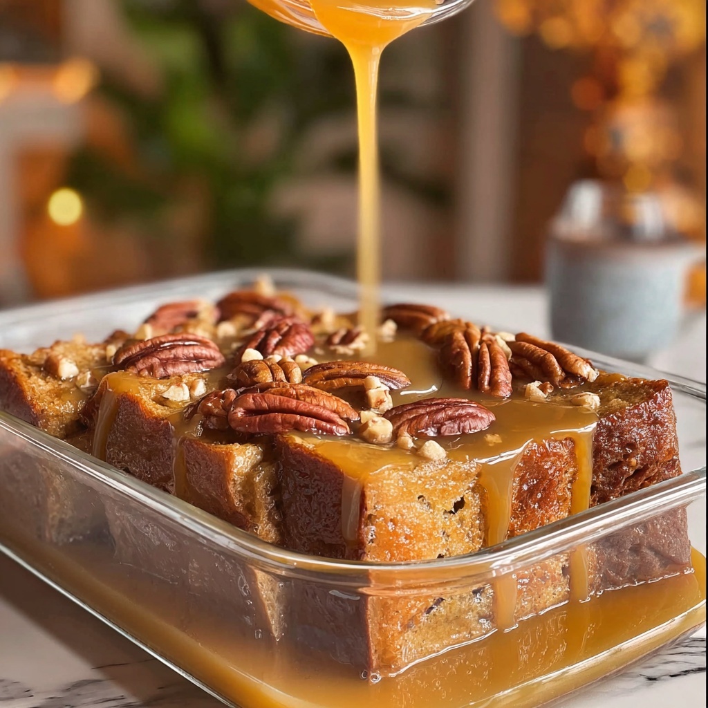 Pumpkin Praline Bread Pudding Recipe - Recipe Image