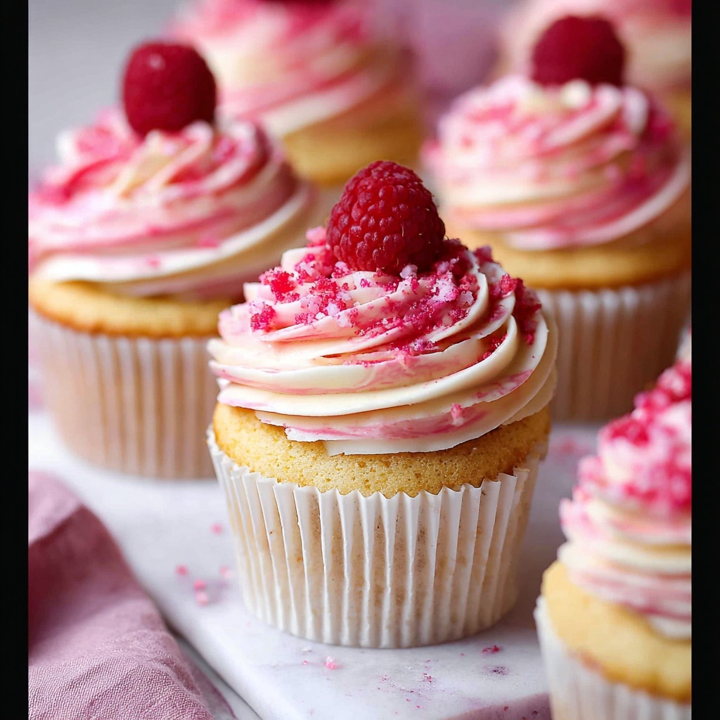 Vegan Raspberry Cupcakes Recipe - Recipe Image