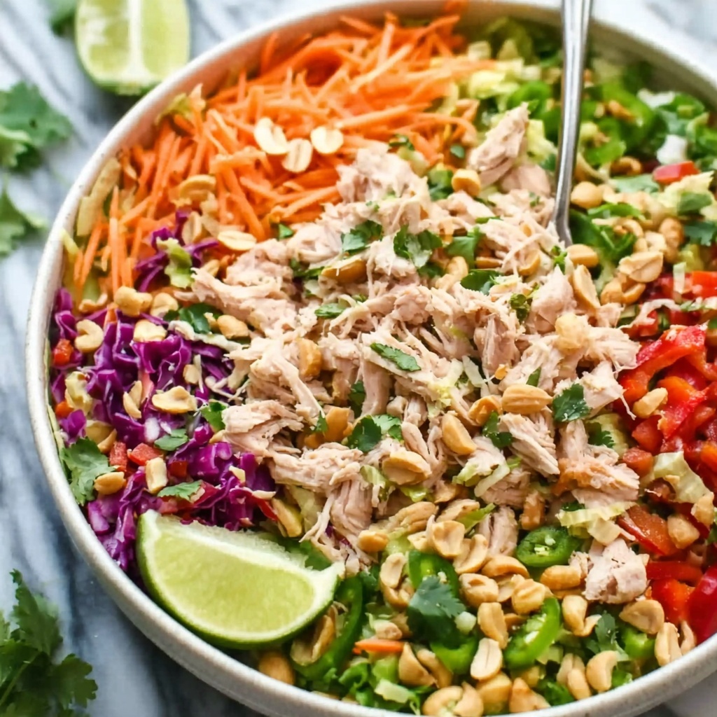 Vibrant Thai Chicken Salad Recipe - Recipe Image