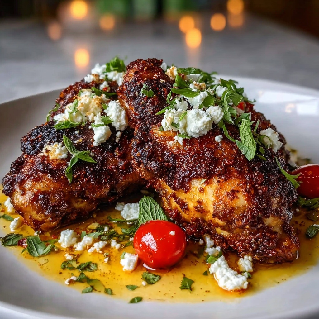 Hot Honey Feta Chicken Recipe - Recipe Image