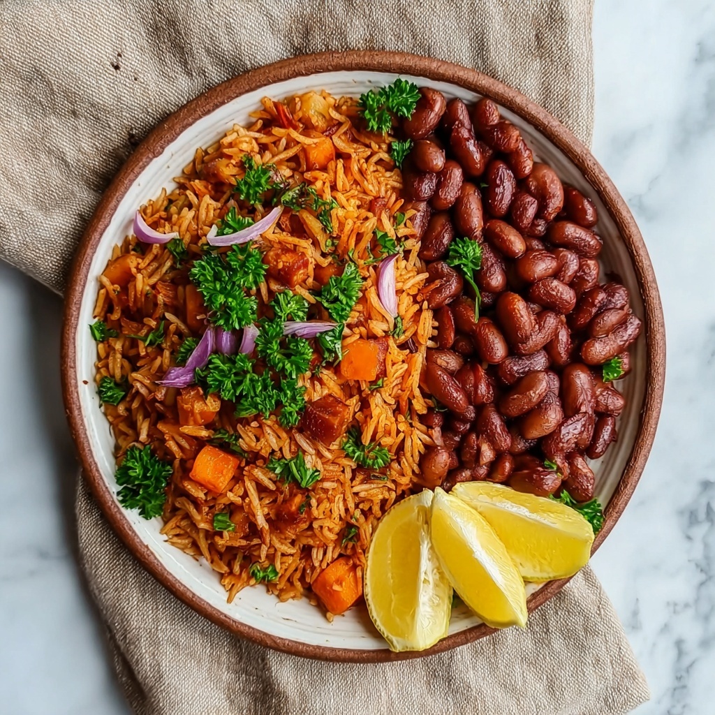 Ghanaian Rice and Beans Recipe - Recipe Image