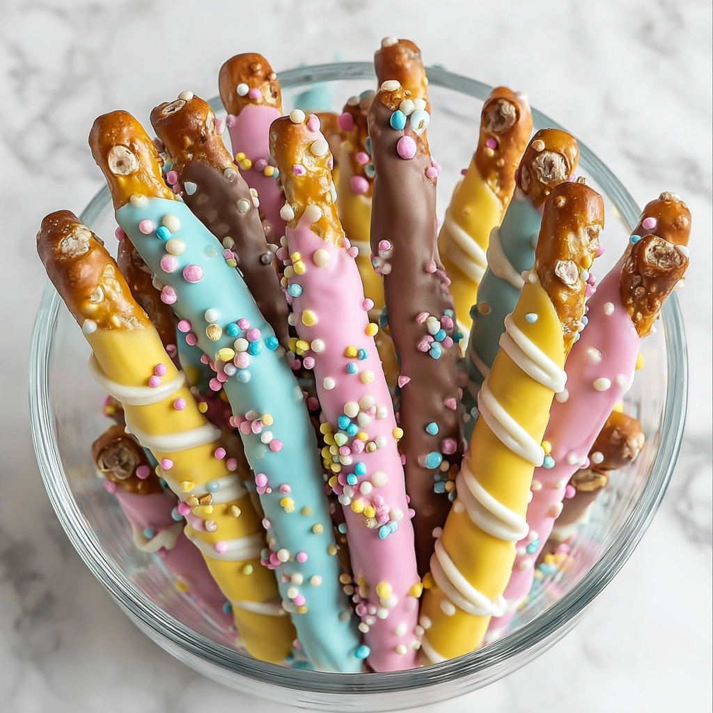 Easter Pretzel Rods Recipe - Recipe Image