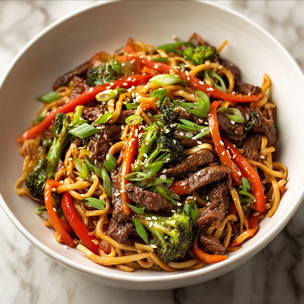 Hoisin Beef Noodles Recipe - Recipe Image