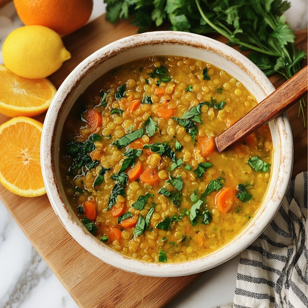 One-Pot Golden Lentil Soup Recipe - Recipe Image